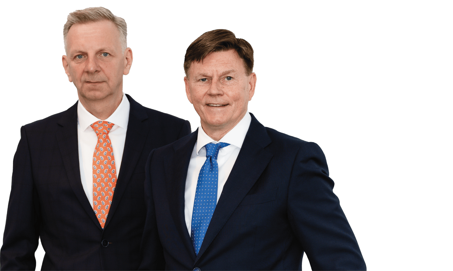 Porträtfoto Von Jens Hagemann Und Andreas Van Riesen, Wirtschaftsprüfer Und Steuerberater